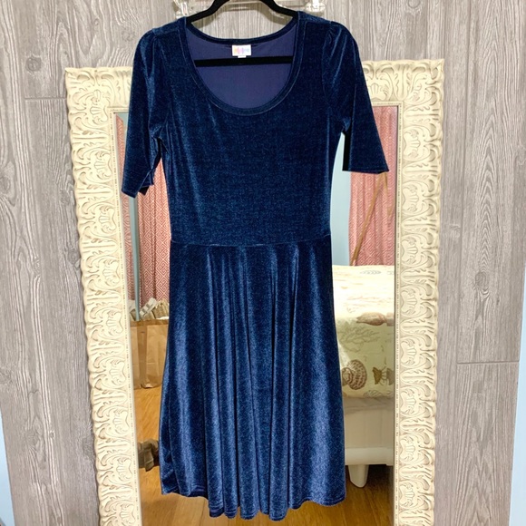 LuLaRoe Dresses & Skirts - 💙Velvet A-line dress💙
